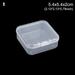 Hot Fishing Tools Accessories Sundries Organizer Square Transparent Storage Box Small Items Case Packing Boxes Jewelry Beads Container 5.4X5.4X2CM