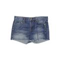 J.Crew Denim Shorts: Blue Solid Bottoms - Women's Size 26 - Dark Wash