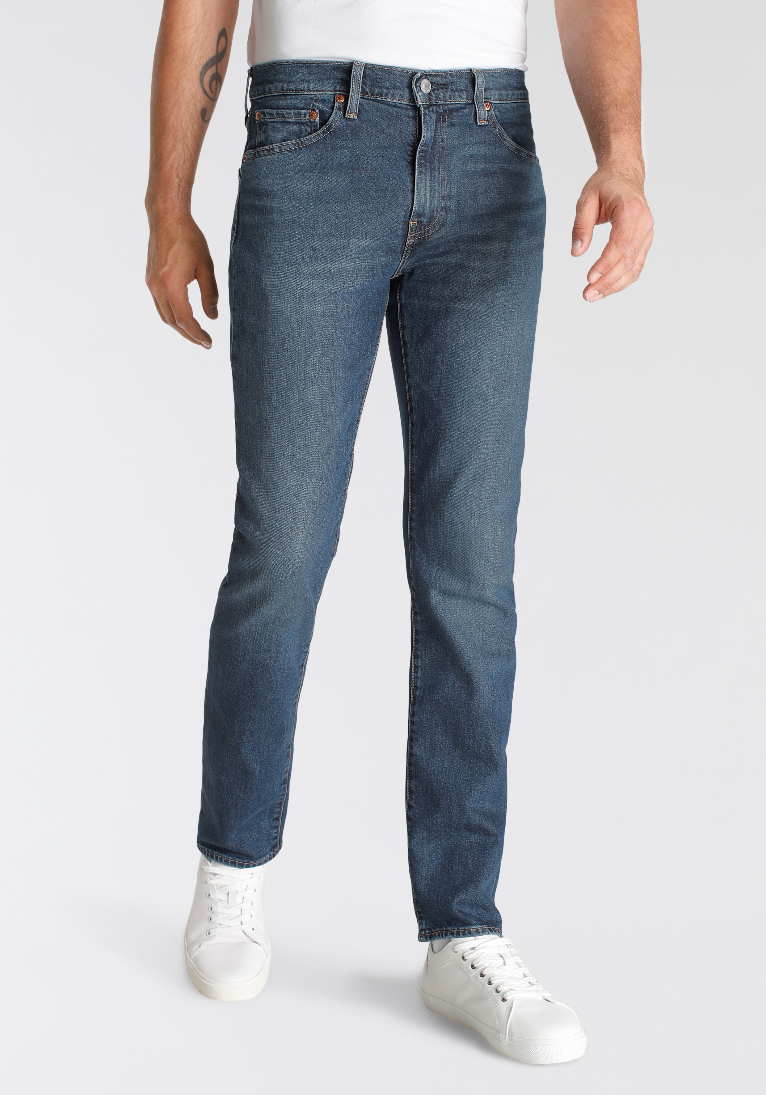 „Slim-fit-Jeans LEVI’S „“511 SLIM““ Gr. 32, Länge 34, blau (apples to apples adv) Herren Jeans Skinny-Jeans mit Stretch“