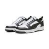 Sneaker PUMA "REBOUND V6 LOW", Gr. 40, schwarz-weiß (puma weiß, puma schwarz, puma weiß), Synthetik, unifarben, sportlich, Schuhe