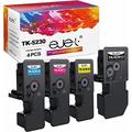 ejet Kompatibel Tonerkartusche als Ersatz für Kyocera TK5230 TK5230K TK-5230C TK-5230M TK-5230Y für ECOSYS M5521CDN M5521CDW P5021CDN P5021CDW (Schwarz,Cyan,Gelb,Magenta, 4er-Pack)