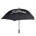 Titleist Players Regenschirm mit doppeltem Baldachin, Schwarz, 172,7 cm