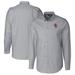 Men's Cutter & Buck Charcoal Oklahoma Sooners Alumni Logo Stretch Oxford Long Sleeve Button-Down Shirt