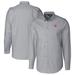 Men's Cutter & Buck Charcoal NC State Wolfpack Alumni Logo Stretch Oxford Long Sleeve Button-Down Shirt