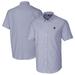 Men's Cutter & Buck Light Blue Auburn Tigers Alumni Logo Stretch Oxford Short Sleeve Button-Down Shirt