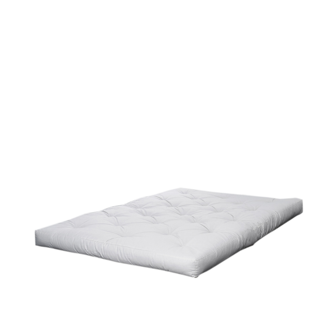 Futonmatratze KARUP DESIGN "TRIPLE LATEX 200X200", weiß, B:120cm L:200cm, Obermaterial: 100% Baumwolle, Matratzen, Matratze aus Baumwolle und Wolle mit einem Kern aus Latexschaum Image