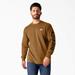 Dickies Men's Long Sleeve Workwear Graphic T-Shirt - Brown Duck Size S (WL22D)