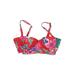 Old Navy Swimsuit Top Red Floral Swimwear - Women's Size Small