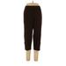 DressBarn Casual Pants - High Rise Straight Leg Cropped: Brown Bottoms - Women's Size 12