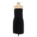 Linda Allard Ellen Tracy Cocktail Dress - Sheath: Black Print Dresses - Women's Size 4