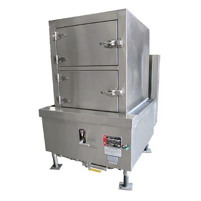 Town YF-STMR-SS NG (2) Compartment Dim Sum Commercial Steamer Cabinet - Autofill, Natural Gas, Stainless Steel, Gas Type: NG