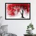 East Urban Home Western Iron Tree by Ashvin Harrison - Graphic Art Print Canvas in Black/Green/Red | 18 H x 26 W in | Wayfair