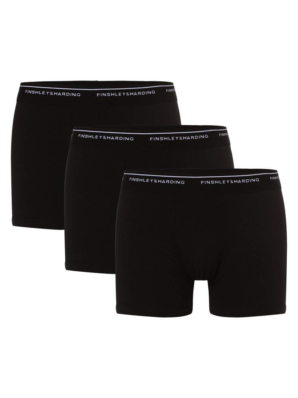 Finshley & Harding Pants im 3er Pack Herren schwarz, M Image