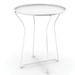 18" Outdoor Portable, Folding Metal Side Table