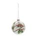 Girhiny The Holiday Aisle® No Pattern Ball Ornament Glass in Brown/Green/White | 5 H x 4 W x 4 D in | Wayfair C393BEDA93D041149134A315A87CA274