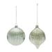 Gottshalk The Holiday Aisle® Solid Color Holiday Shaped Ornament Glass in Blue/White | 5.5 H x 3.5 W x 3.5 D in | Wayfair