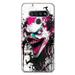 MUNDAZE LG K51 Shockproof Clear Hybrid Protective Phone Case Evil Joker Face Painting Graffiti Cover