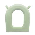 With Handle EVA O-shape Bathroom Accessories Closestool Mat Toilet Cover Soft Toilet Seat Toilet Seat GREEN