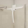 Randolph Morris Flat Metal Shower Door Bathroom Squeegee - White RM45085-001