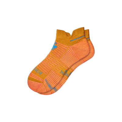 Men's Lightweight Running Ankle Socks - Butterscotch - Large - Bombas