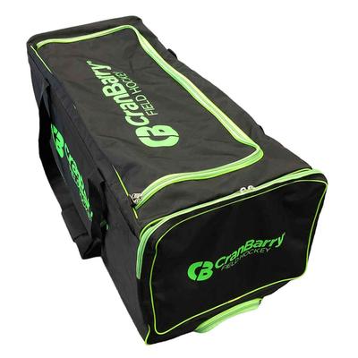 Cranbarry USA Wheelie Field Hockey Goalie Bag Black/Lime