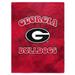 Georgia Bulldogs 60'' x 70'' Bubble Tie-Dye Flannel Sherpa Blanket