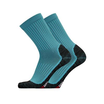 Socken UPHILLSPORT "WINTER XC 2er Pack", Herren, Gr. 43-46, bunt (schwarz, türkis), 65% Polypropylen, 16% Wolle, 16% Polyamid, 3% Elasthan, mehrfarbig, Socken, mit atmungsaktiver Funktion Image