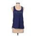 Ivy Park Active Tank Top: Blue Activewear - Women's Size X-Small