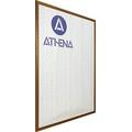 Athena Honey Oak Thin Premium Wood Picture Frame A1-59.4 x 84 cm A1 Frame - Photo Frame - A1 Frame Oak with Clear Styrene Sheet & Wall Mounted Hook – 84 x 59.4 cm