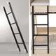 4/5 Step Bed Ladder, Hook-on RV Bunk Ladder for Dorm Apartment Loft, Metal Bed Replacement Ladders, Black 45"/51"/55"/59" High Step Ladder (Size : 116cm(45"))