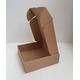 Folding Lid Self Locking Postal Strong Cardboard Boxes 250 x 250 x 75mm (10'' x 10'' x 3'') Royal Mail Small Parcel Self-Lock Tuck-in Flaps Flat Packed Easy to Assemble. (30)