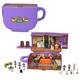 Polly Pocket Playset, Friends Compact with 6 Dolls and 9 accessories, HKV74