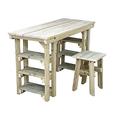 Arbor Garden Solutions potting table wooden multi purpose workbench (150cm + chair)