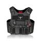 BLUEBLUE Amomax Tactical Vest Outdoor Ultra-Light Training Vest Adjustable for Adults, With Assault Plate Carrier, TB-TPCA, Black