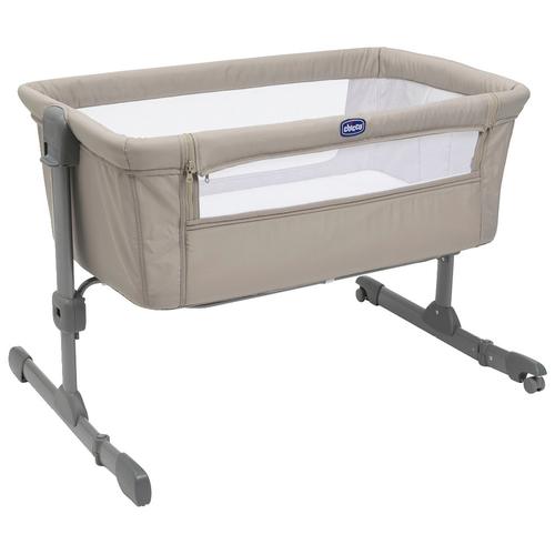 "Beistellbett CHICCO ""next2me essential, dune"" Gr. B/H: 70,5 cm x 65 cm, kein Härtegrad, beige (dune re_lu) Baby Babybetten Beistellbetten Bezug teilweise aus recyceltem Material"