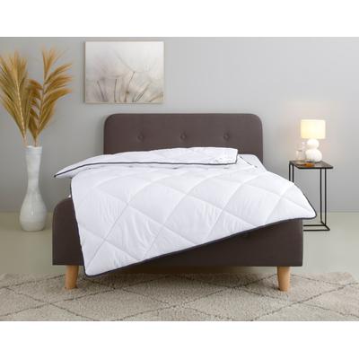 Microfaserbettdecke HOME AFFAIRE "Murau, Bettdecke 135x200 cm, 155x220 cm mit antistatischer Wirkung", weiß, B:135cm L:200cm, Bezug: 100% Polyester. Füllung: 100% Polyester, Bettdecken, Bettdecken, Sommer, Winter, 4-JZB, Decke mit Blauen Engel... Image