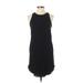 Wilfred Casual Dress - Shift Crew Neck Sleeveless: Black Print Dresses - Women's Size 2X-Small