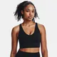 Women's Under Armour SmartForm Evolution Mid Longline Sports Bra Black / Black XS