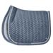 SmartPak Luxe Collection AP Saddle Pad - Velvet & Pearls Collection - Clearance! - Storm Blue - Smartpak