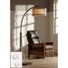 Gentry Oil-Rubbed Bronze Arc Floor Lamp with Smart Socket