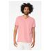 Bella + Canvas 3005 Jersey Short-Sleeve V-Neck T-Shirt in Pink size 2XL | Cotton/Polyester Blend BC3655, BC3005CVC, 3655, 3005CVC, 3655C, B3005, BC3005