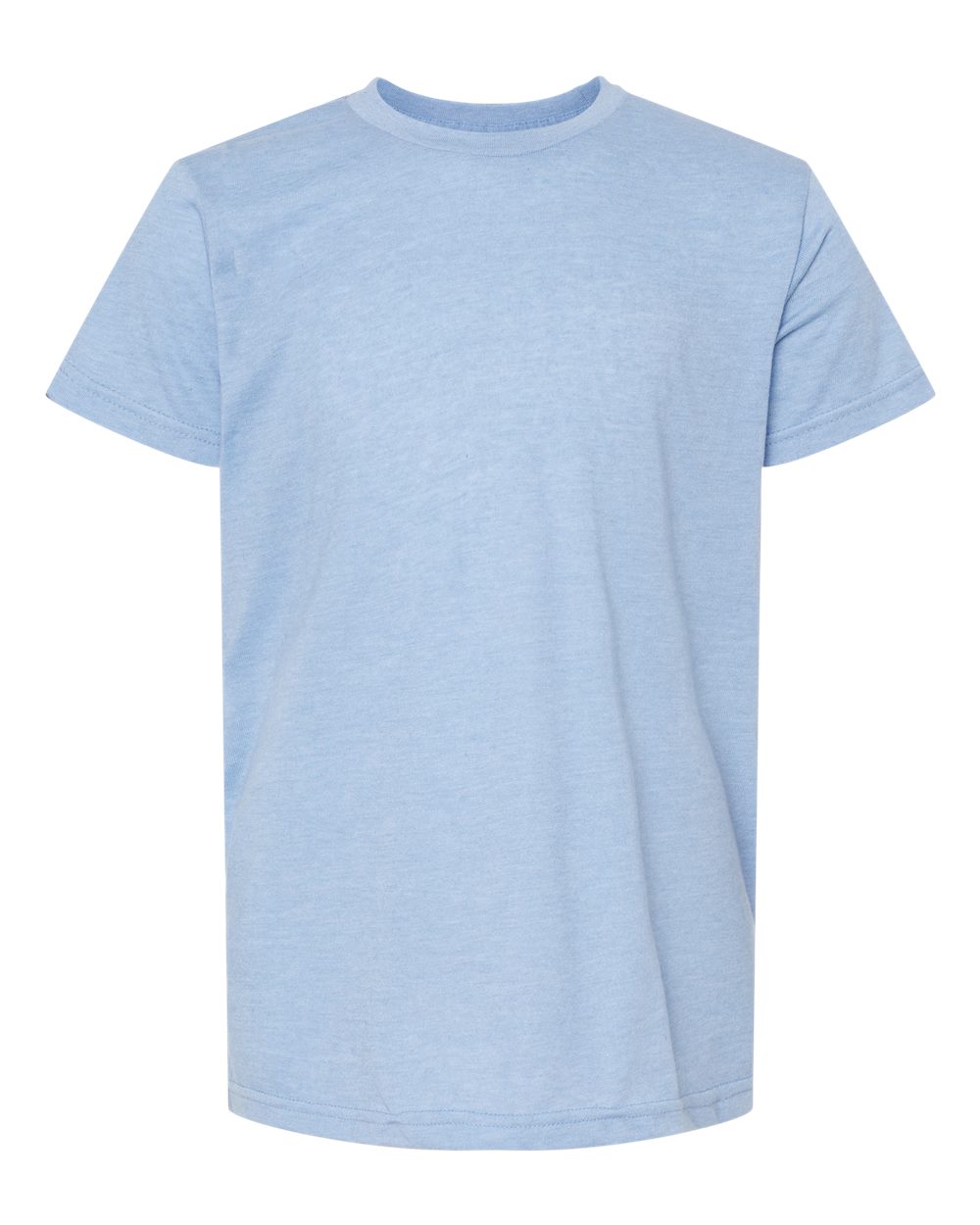 M&O MO4850 Youth Gold Soft Touch T-Shirt in Light Blue size XL | Cotton 4850