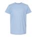 M&O MO4850 Youth Gold Soft Touch T-Shirt in Light Blue size XL | Cotton 4850