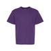 M&O MO4850 Youth Gold Soft Touch T-Shirt in Purple size Medium | Cotton 4850