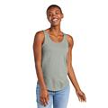 District DT151 Women's Perfect Tri Relaxed Tank Top in Heathered Grey size 3XL | Polyester/Cotton/Rayon