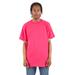 Shaka Wear SHASS Adult 6 oz. Active Short-Sleeve Crewneck T-Shirt in Hot Pink size XL