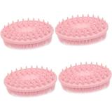 4pcs Bath Brush Bath Brush Body Loofah Silicone Shampoo Silicone Loofa Practical Bath Brush Silicone Loofah Body Brush Bathing Accessories Body Cleaner Brushes Bathing Brush