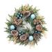 The Holiday Aisle® Faux Pine 8" Wreath Most Realistic Faux in Blue/Green | 27 H x 27 W x 8 D in | Wayfair FDBDCEB2B82F44E5B7432A4DF86165F3