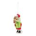 Grewitz The Holiday Aisle® No Pattern Hanging Figurine Ornament Glass in Green/Red | 7 H x 3 W x 2.5 D in | Wayfair