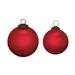 Gerthilde The Holiday Aisle® Solid Color Holiday Shaped Ornament Glass in Red | 4.75 H x 3.75 W x 3.75 D in | Wayfair